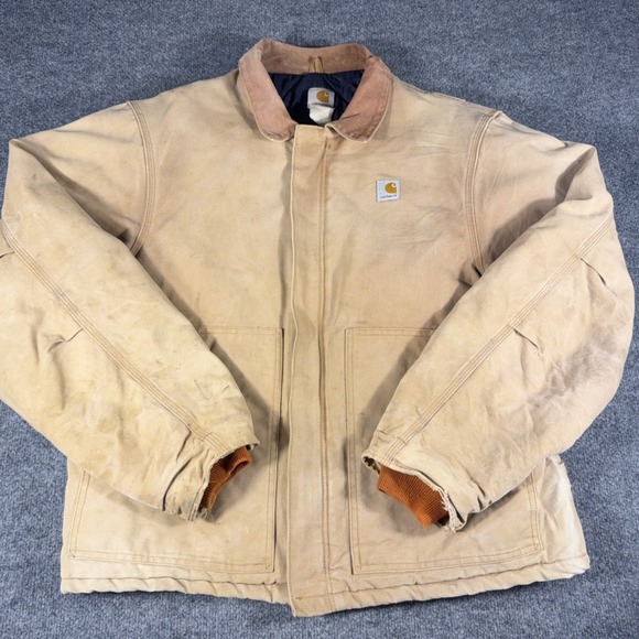 Carhartt Other - Vintage 90s Carhartt J02 Arctic Jacket Quilt Lined Union Made Detroit Large